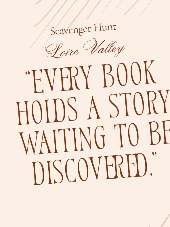 Loire Valley Book‑Themed Scavenger Hunt (Printable) product image (1)