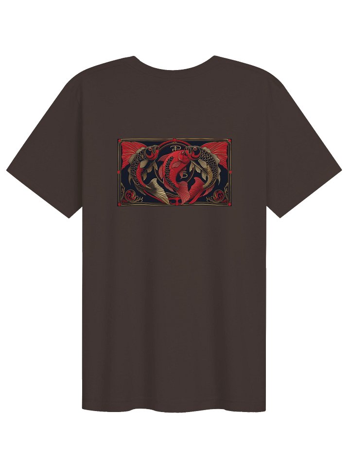 Pisces - Gothic Zodiac, Red Graphic on the back T-Shirt. product image (2)