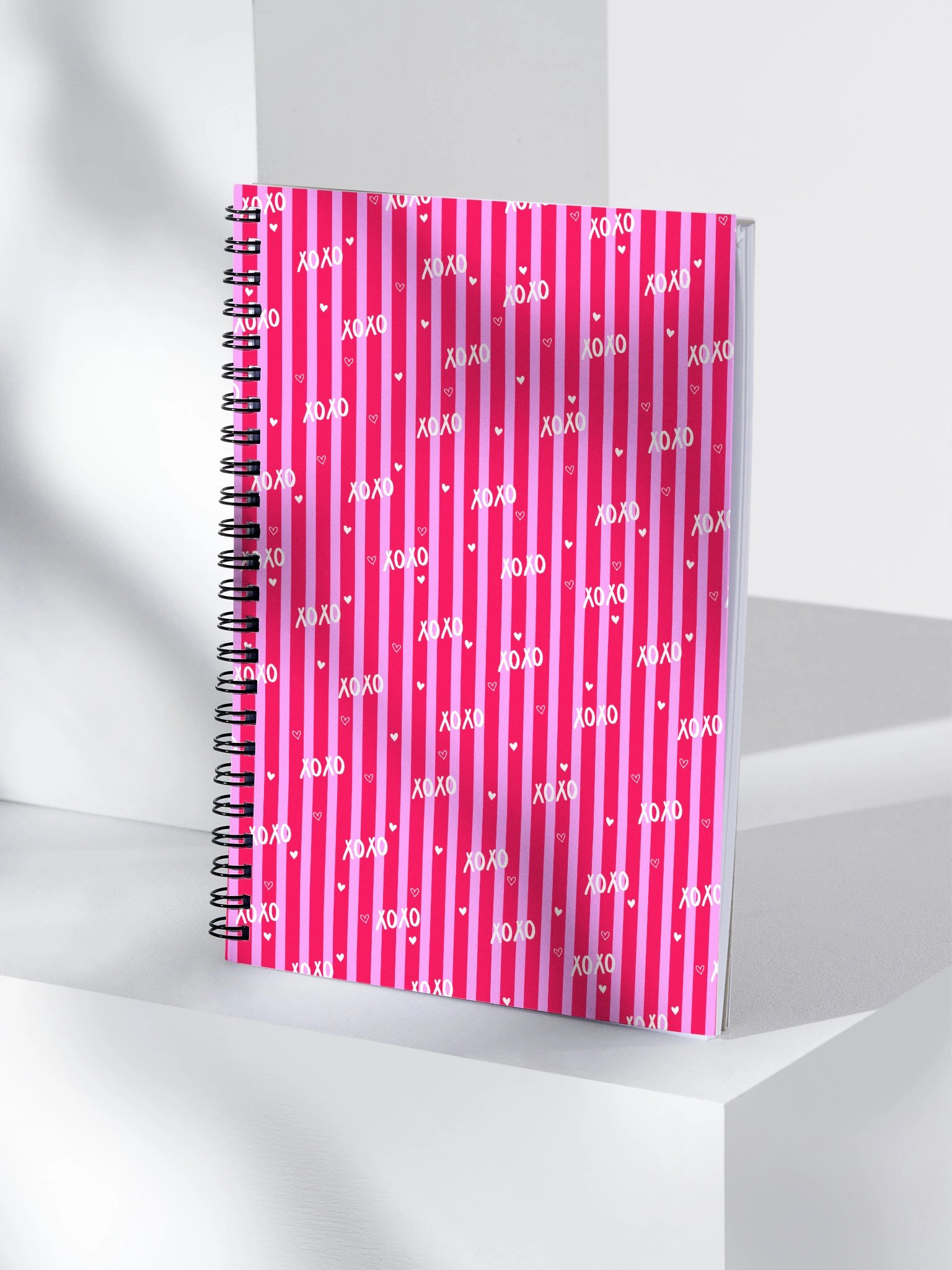 XOXO Blush Spiral Dotted Journal/Notebook. product image (4)