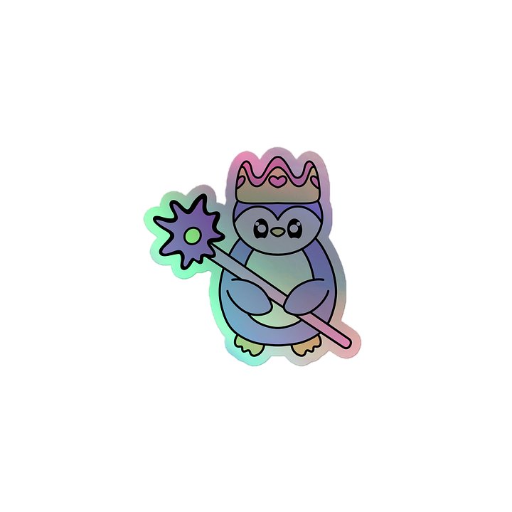 Holographic Queenquin Sticker product image (1)