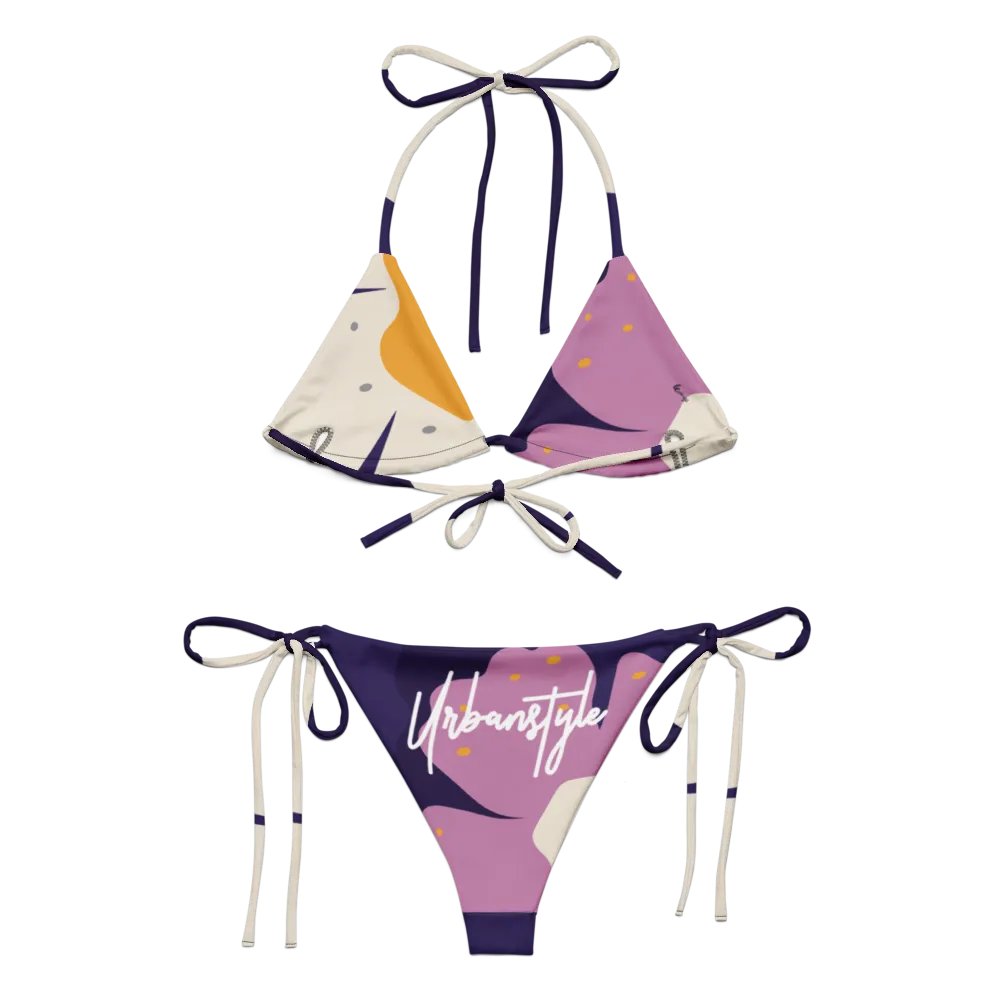 Floral Fusion bi logo String Bikini Set product image (12)