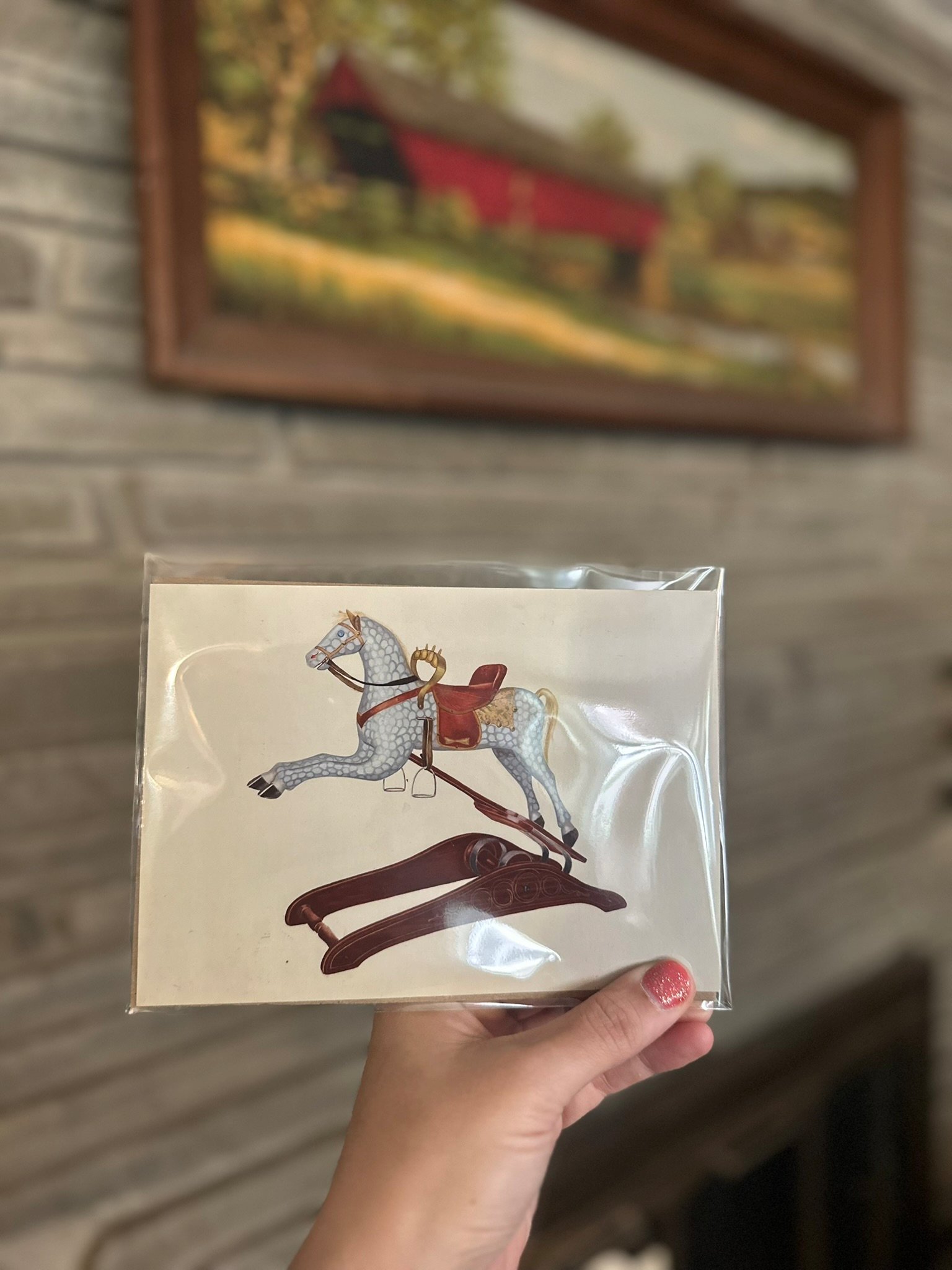 Ernest Towers "Hobby Horse" Vintage Equestrian Giclee Fine Art Print | 5x7 | The Ribbon Room product image (1)