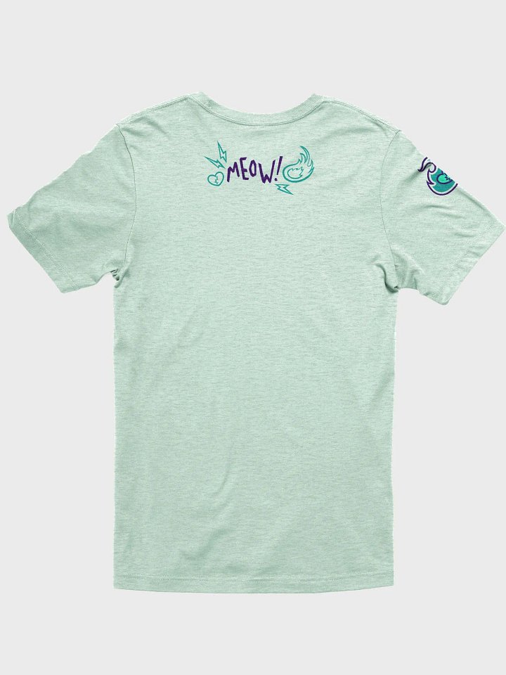 Heartbreaker Virtual Meow // T-Shirt - Teal Light Mode product image (2)