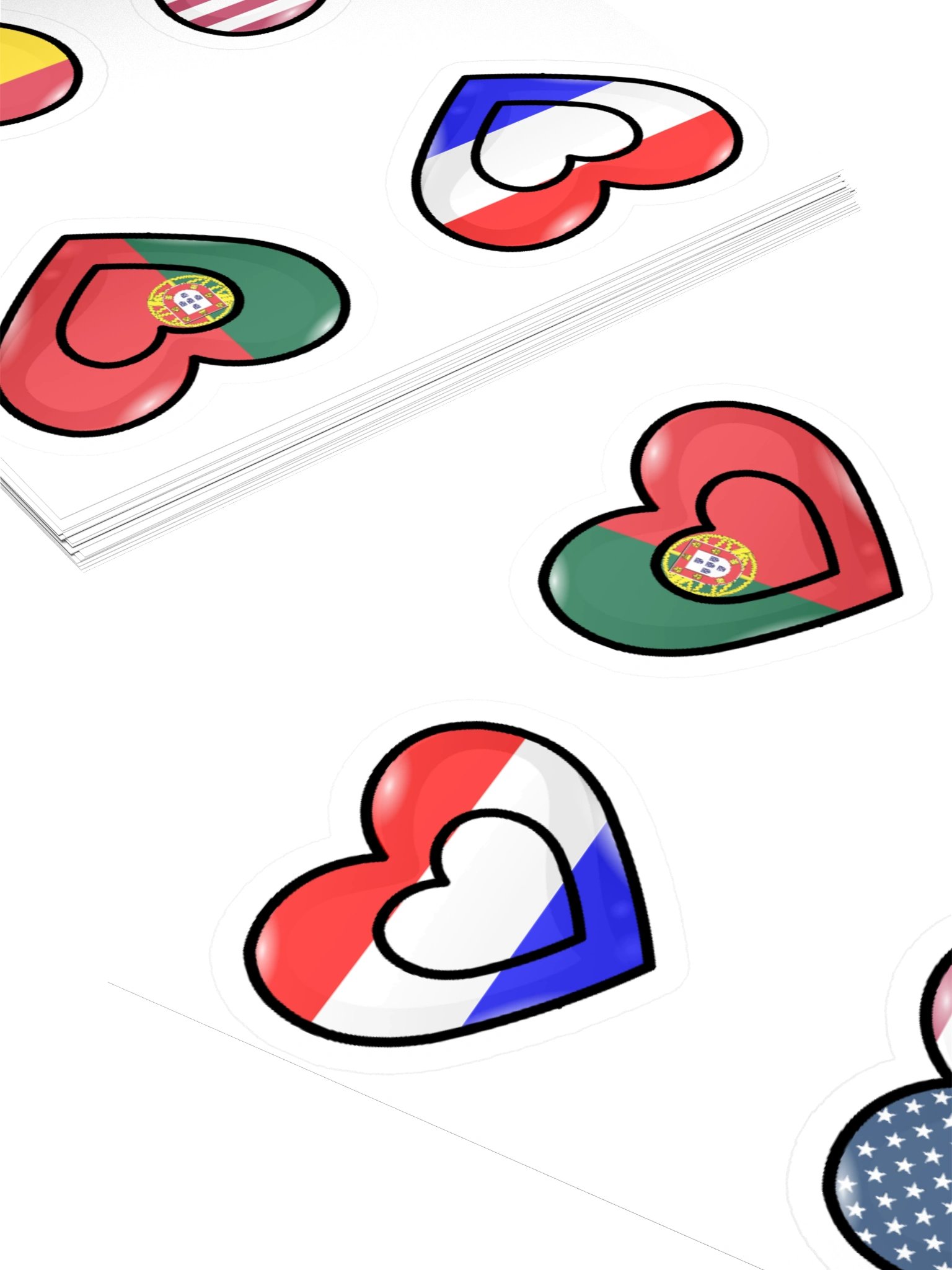 Stickes Heart Flags product image (11)
