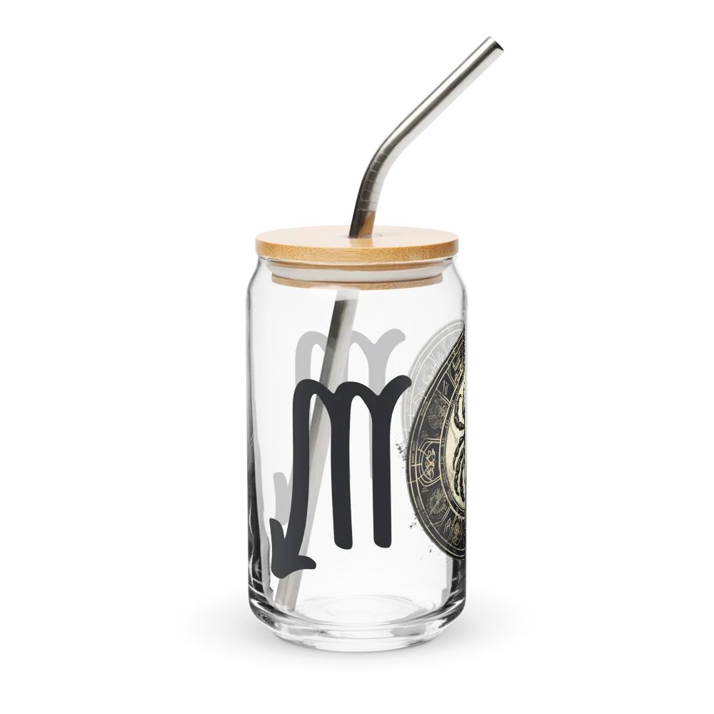 Scorpio Zodiac Glass Can Sipper product image (5)
