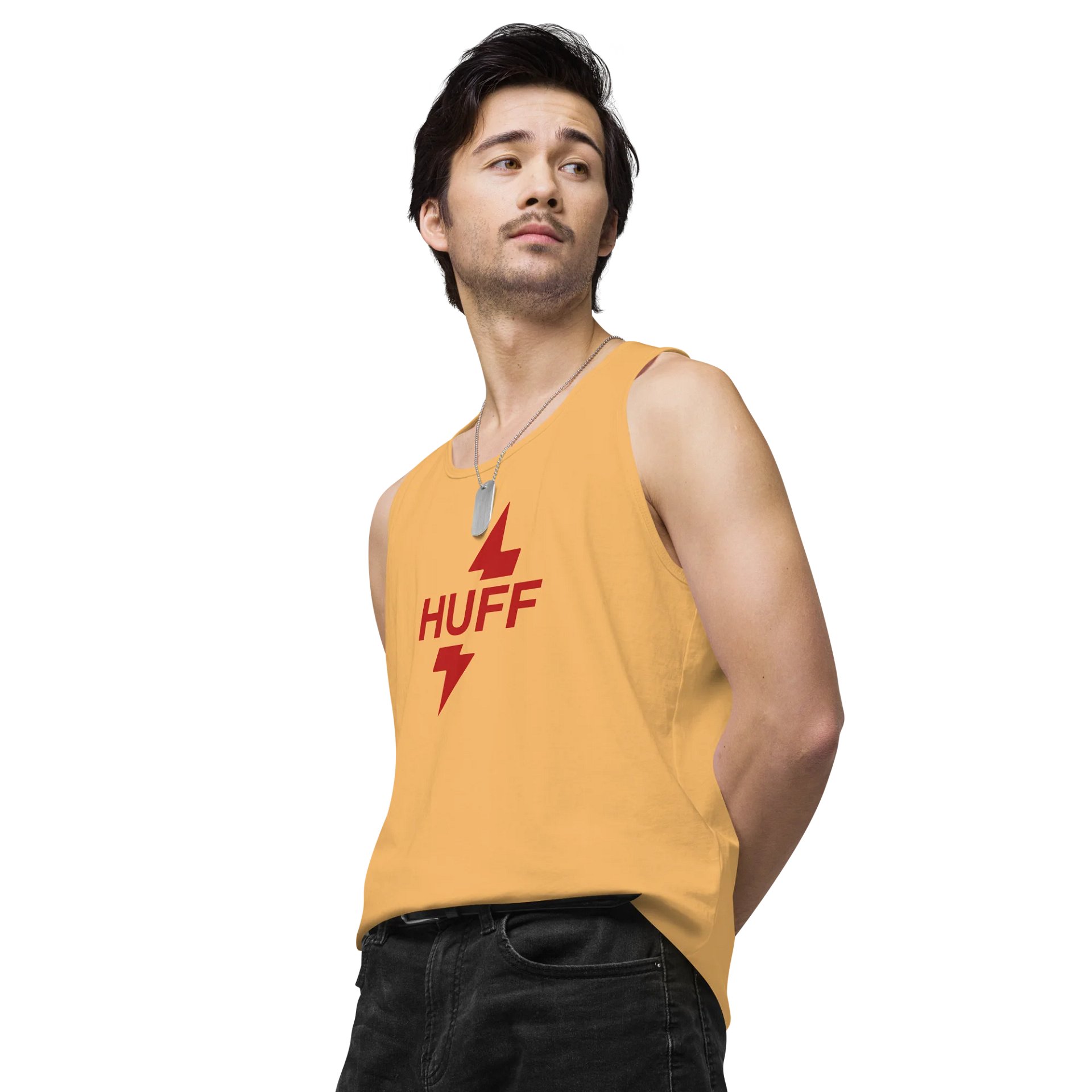 Huff Bolt Tank Top (Yellow) product image (4)