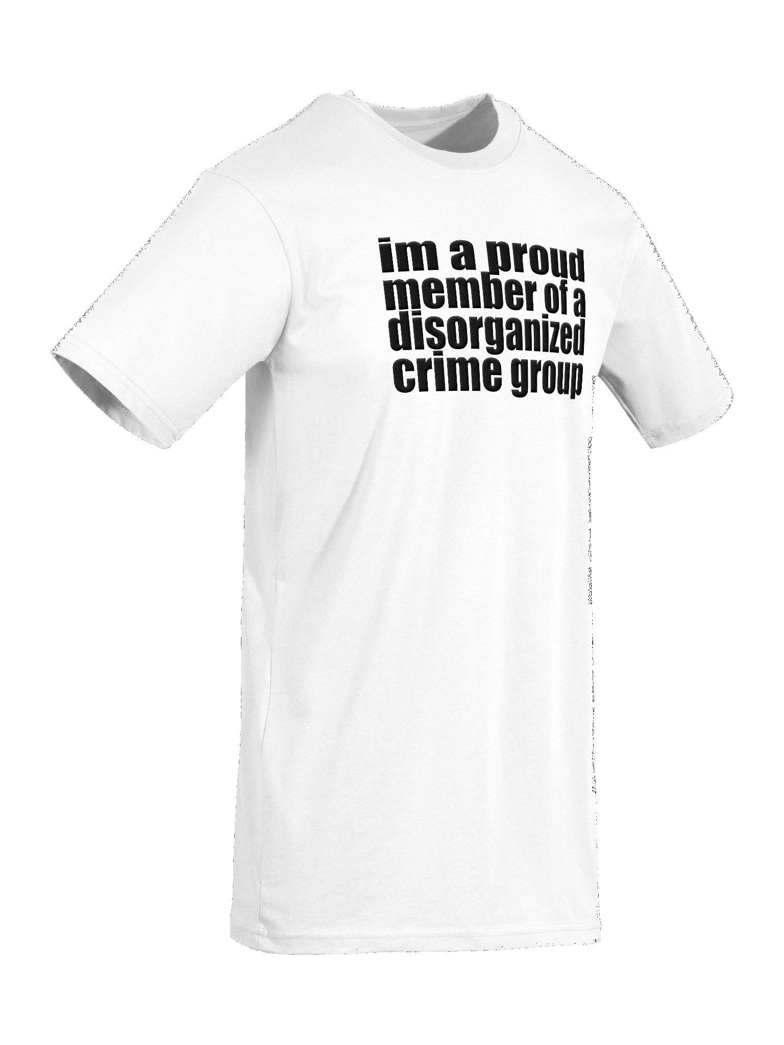 disorganized crime light embroidered tee product image (8)