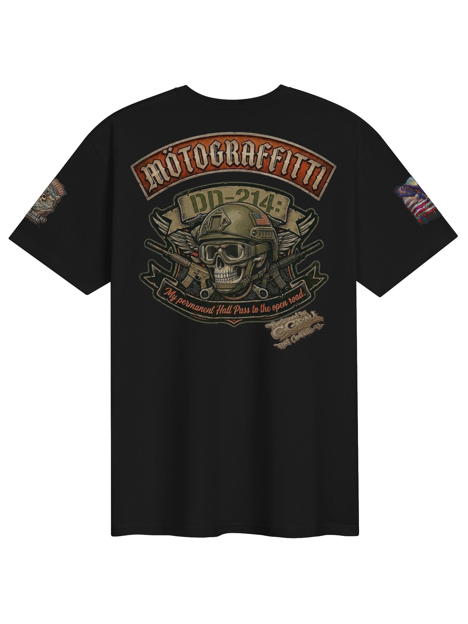 MötoGraffitti DD-214 T-Shirt product image (7)