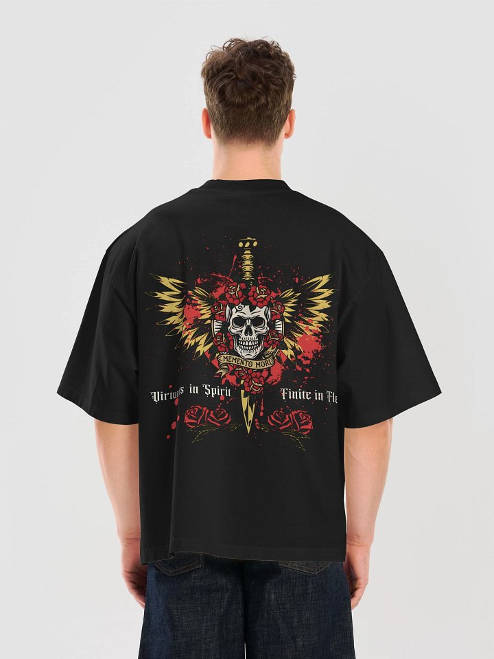 Momento Mori - Shaka Wear Unisex Garment-Dyed Drop Shoulder Tee product image (2)