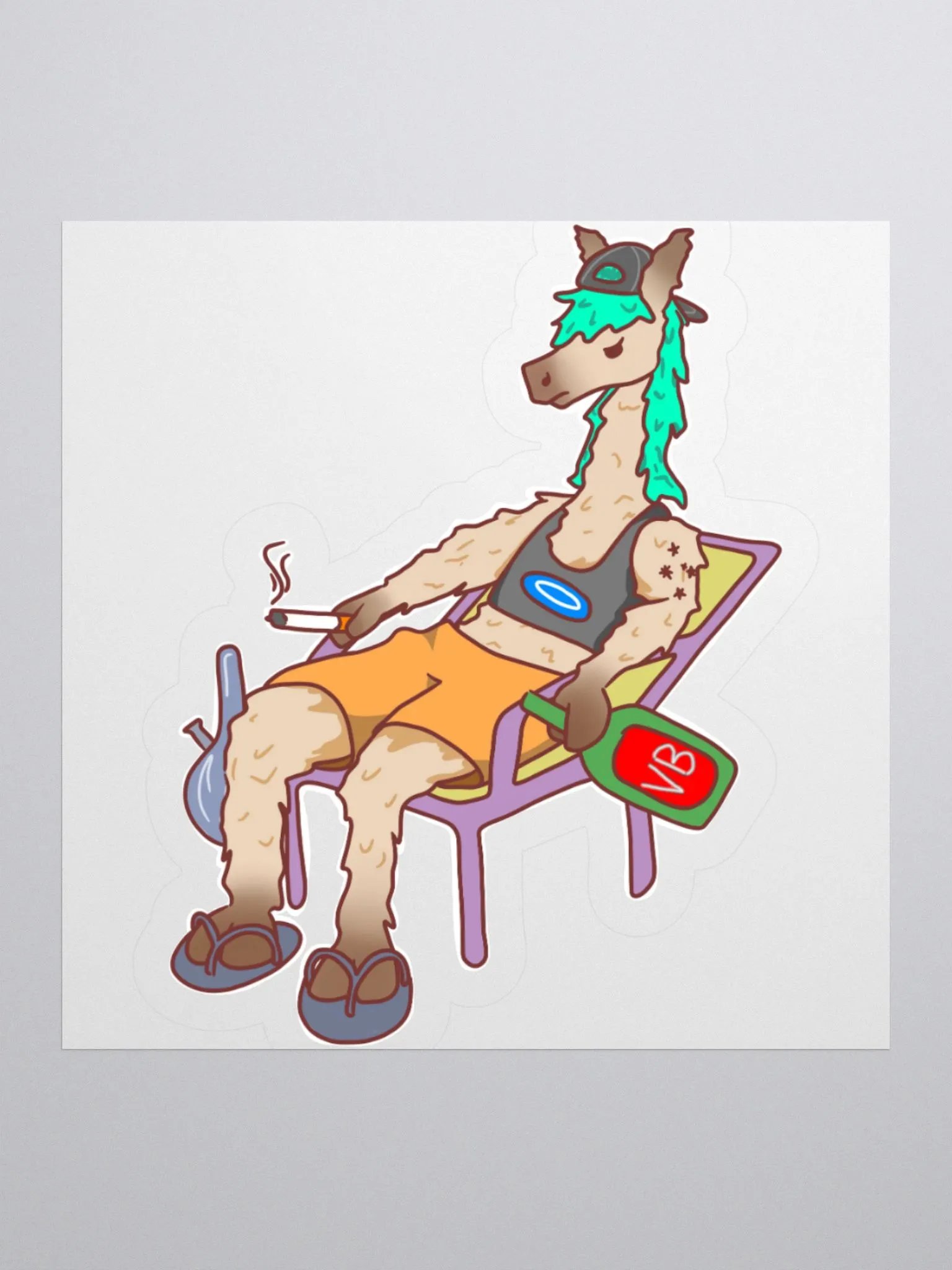 Bogan Lama Sticker product image (3)