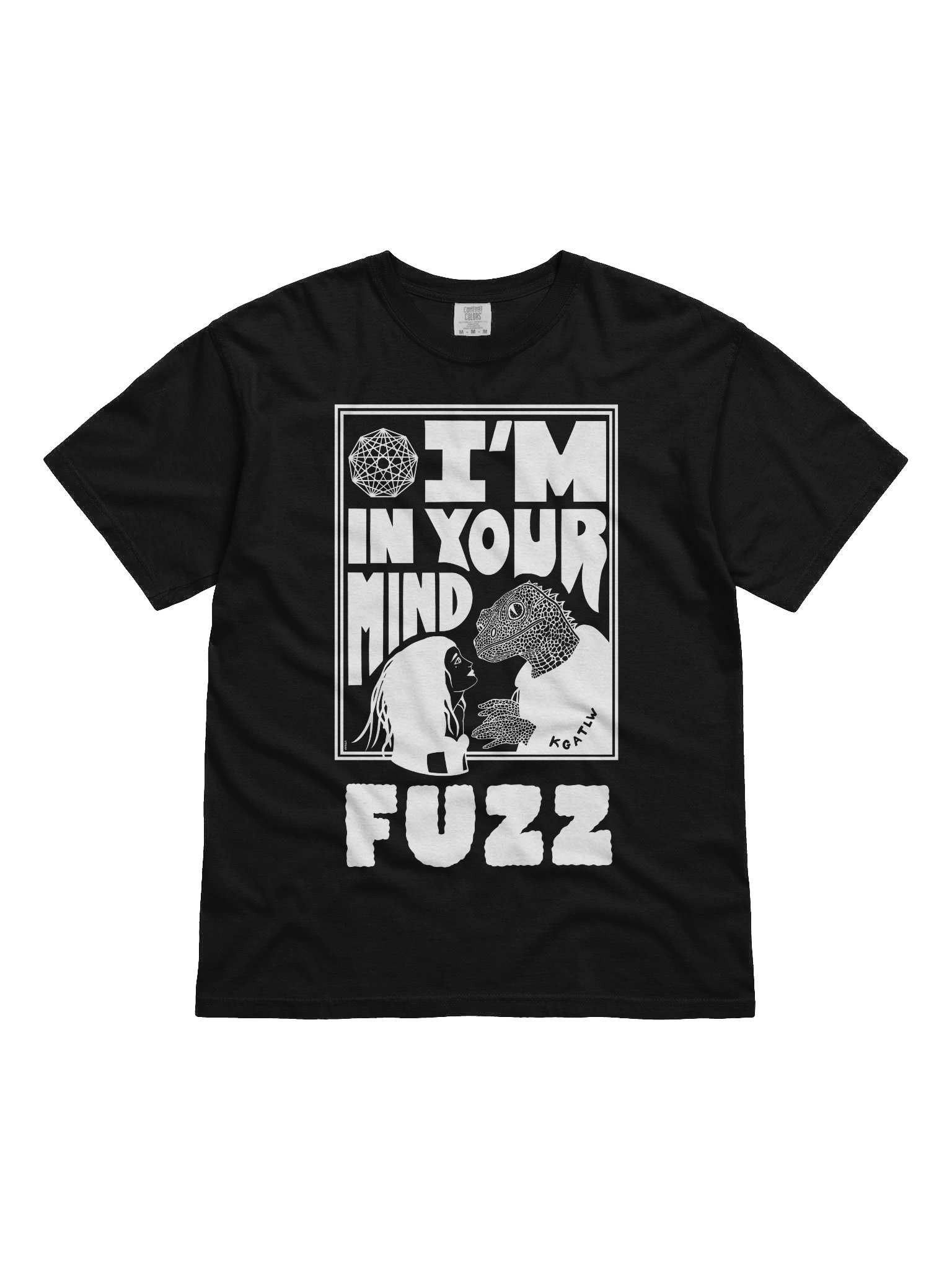 I'M IN YOUR MIND FUZZ T-SHIRT (BLACK) product image (2)
