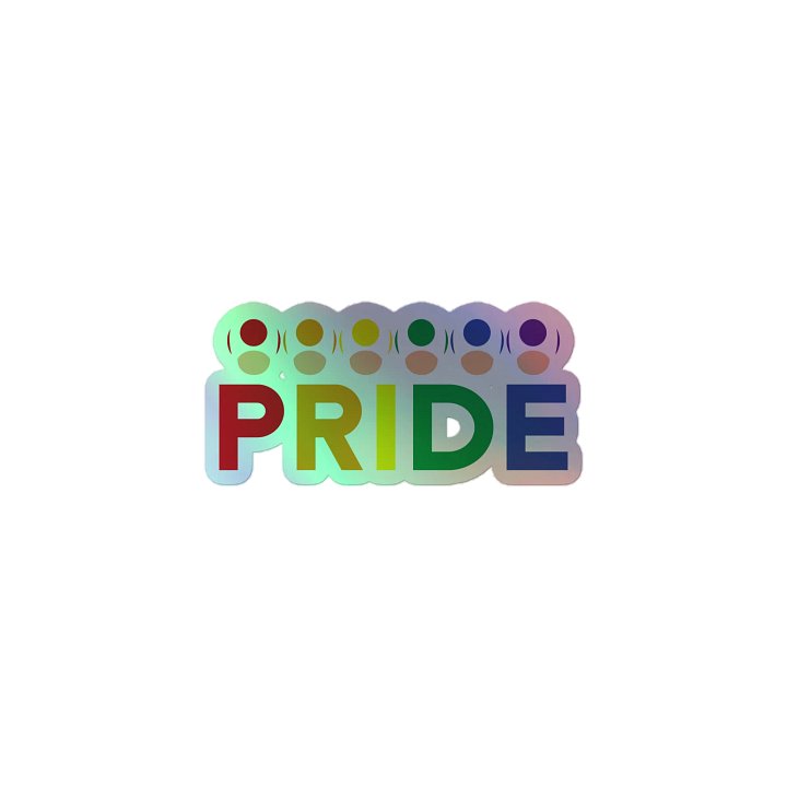 Toad Pride Holo Sticker product image (1)
