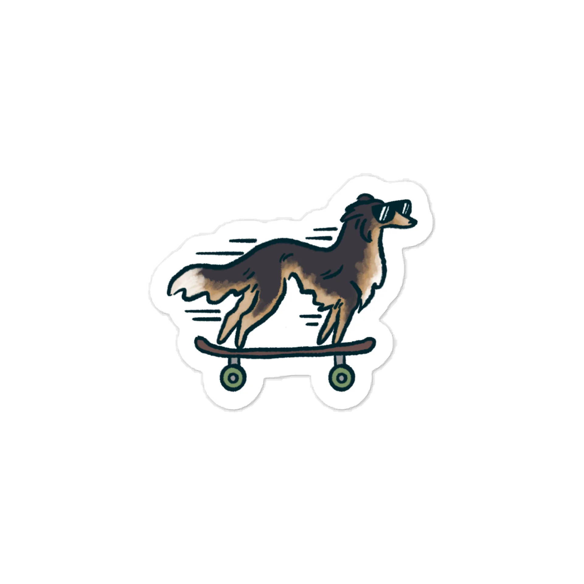 Fast Dog Sticker - Grizzle product image (1)
