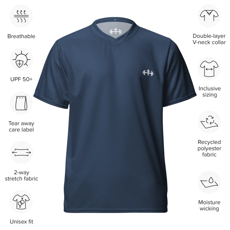 His House Mens Performance V-Neck T-Shirt - Merlot product image (7)