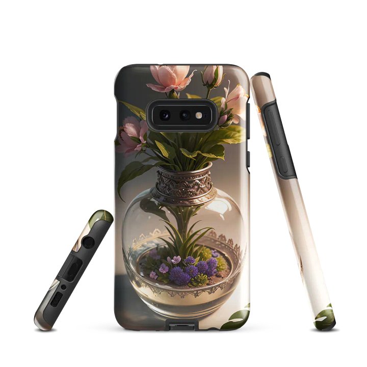 Elegant Floral Samsung Tough Case - Classic Vase Design product image (2)