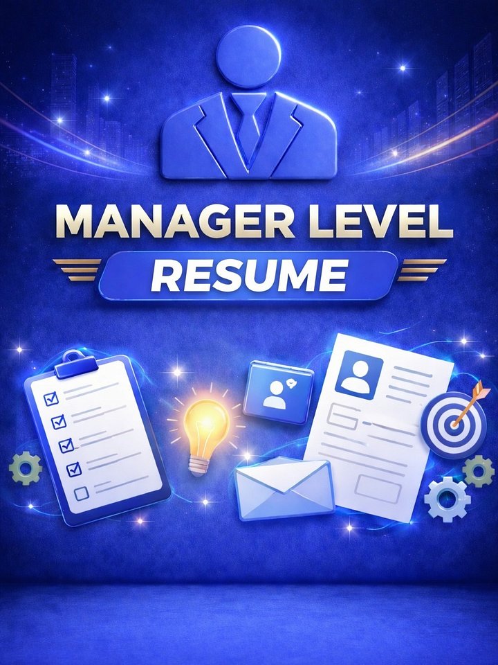 Manager Level Resume product image (1)
