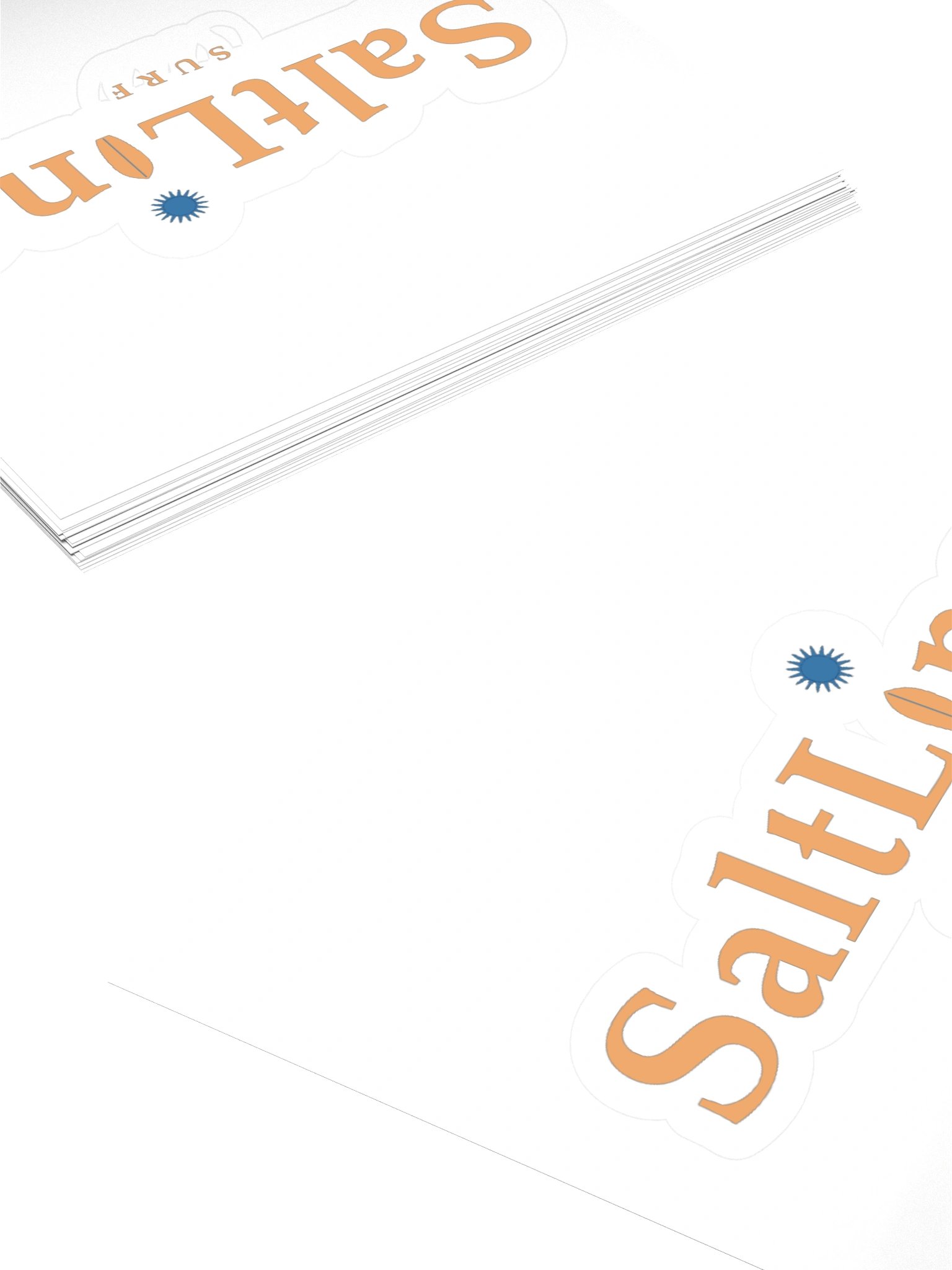 SaltLine Surf Sticker - 3" x 3" product image (4)
