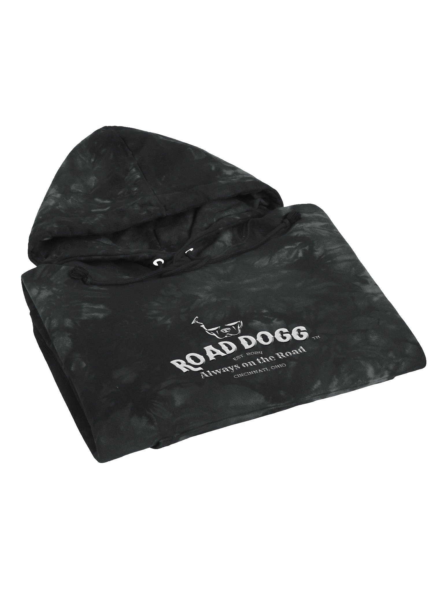 Road Dogg Champion Tie-Dye Hoodie - Black product image (3)