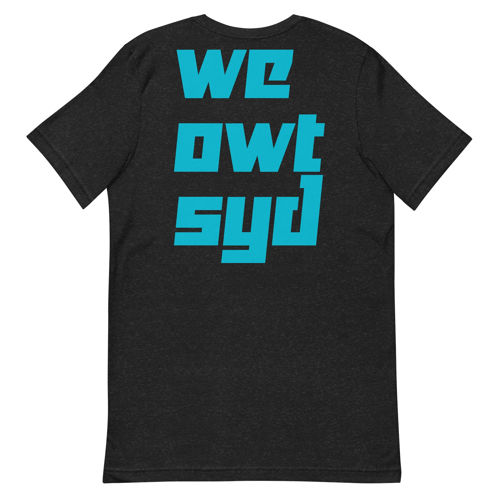WeOwtsyd Premium T-Shirt - Chest Logo - Black Teal product image (6)