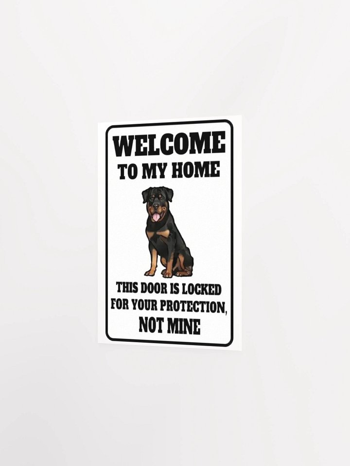 Rottweiler - This door is locked for your protection, not mine product image (9)
