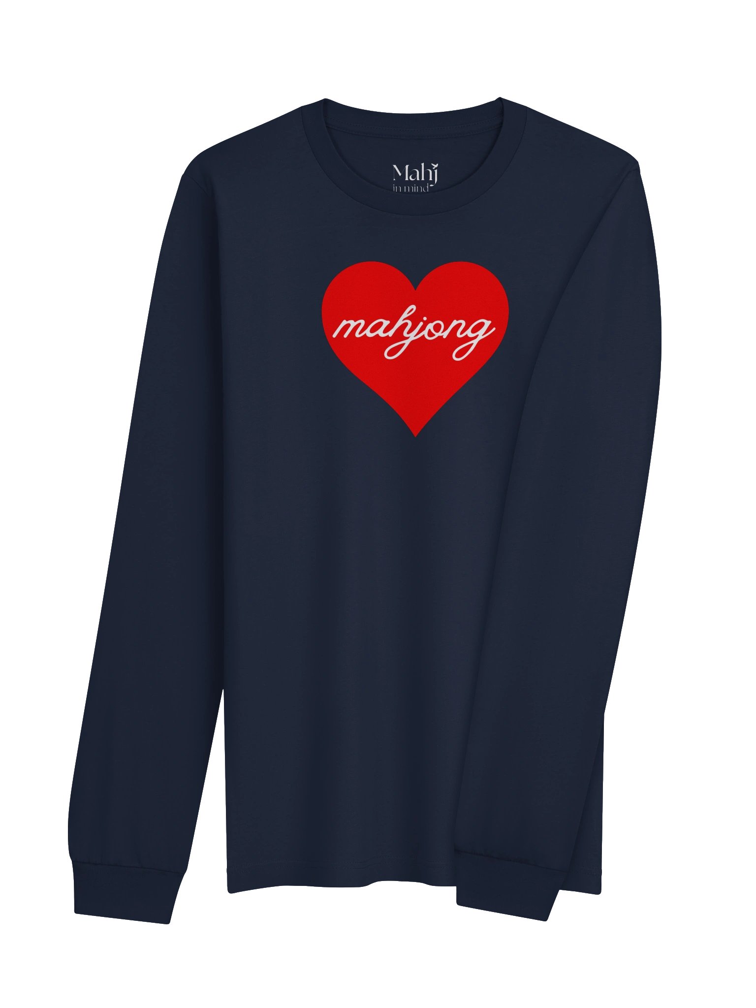 Mahjong Heart Long Sleeve Tee product image (4)