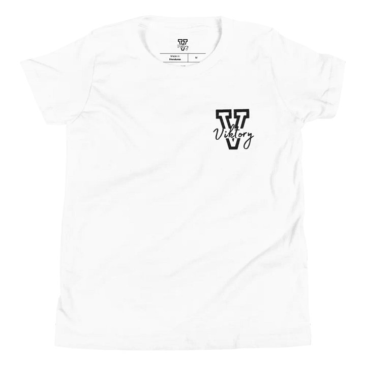 Kids Shirt White (black logo) product image (2)