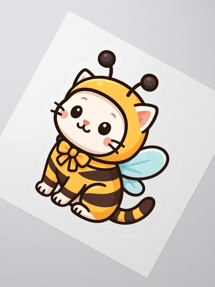 Bee Cat Sticker product image (4)