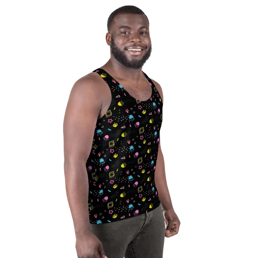 Shifty Seas black pattern tank top product image (6)
