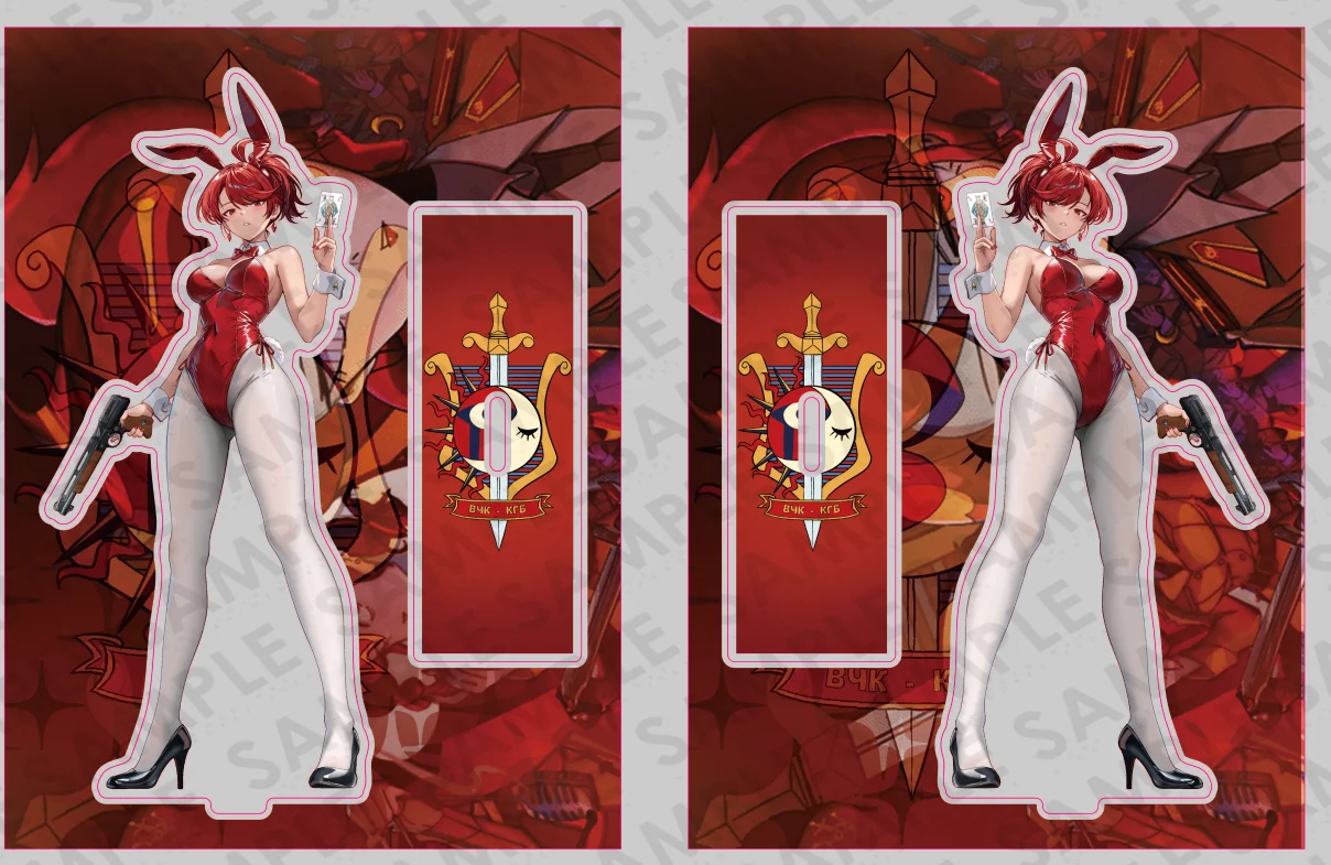 Valerie Konstanz "KGB Bunny" Acrylic STANDEE - 8.5" Large product image (5)