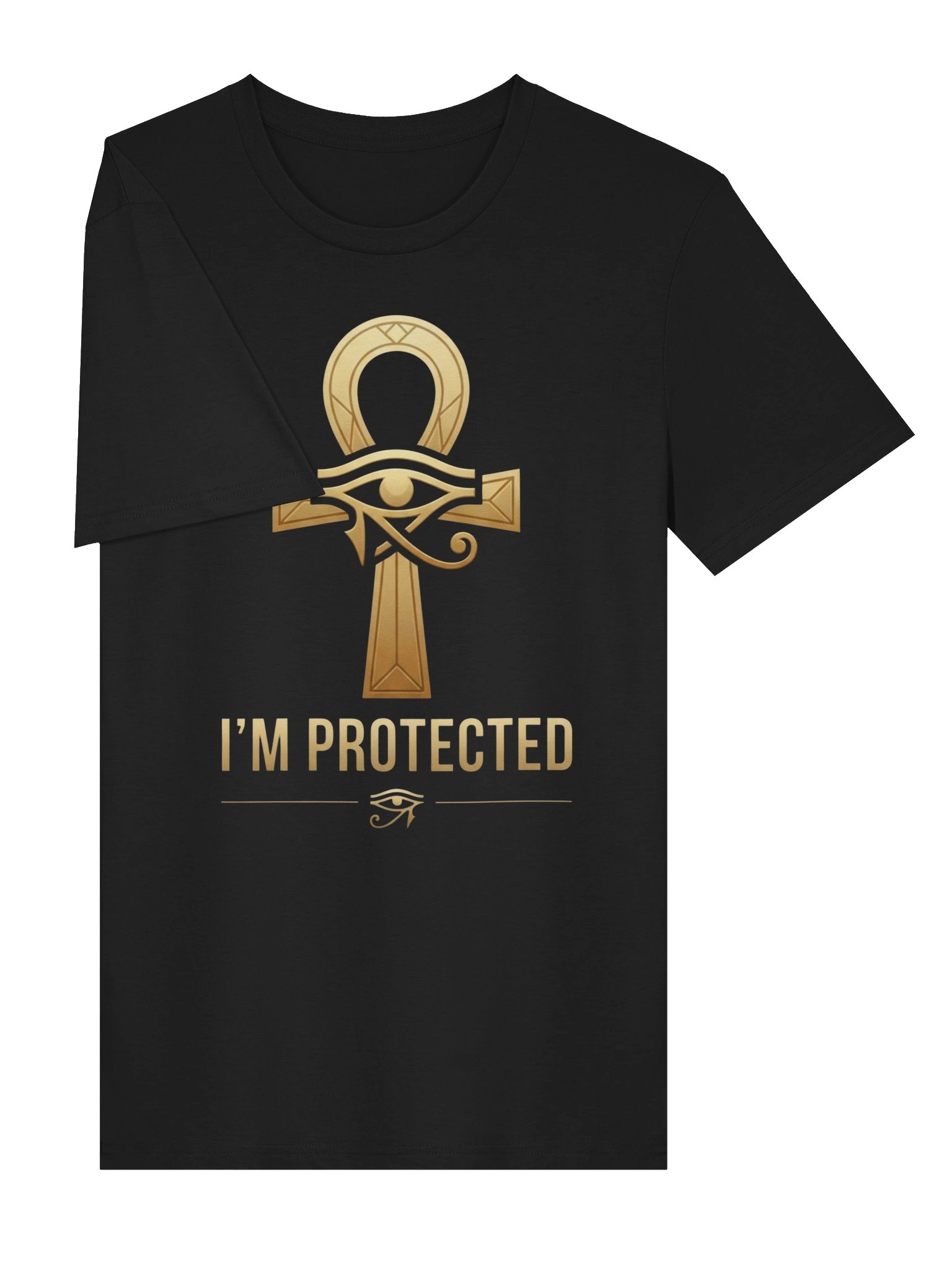I'm Protected Ankh & Eye of Horus T-Shirt – Ancient Egyptian Protection Symbol Tee | Spiritual Awakening Unisex Shirt product image (3)