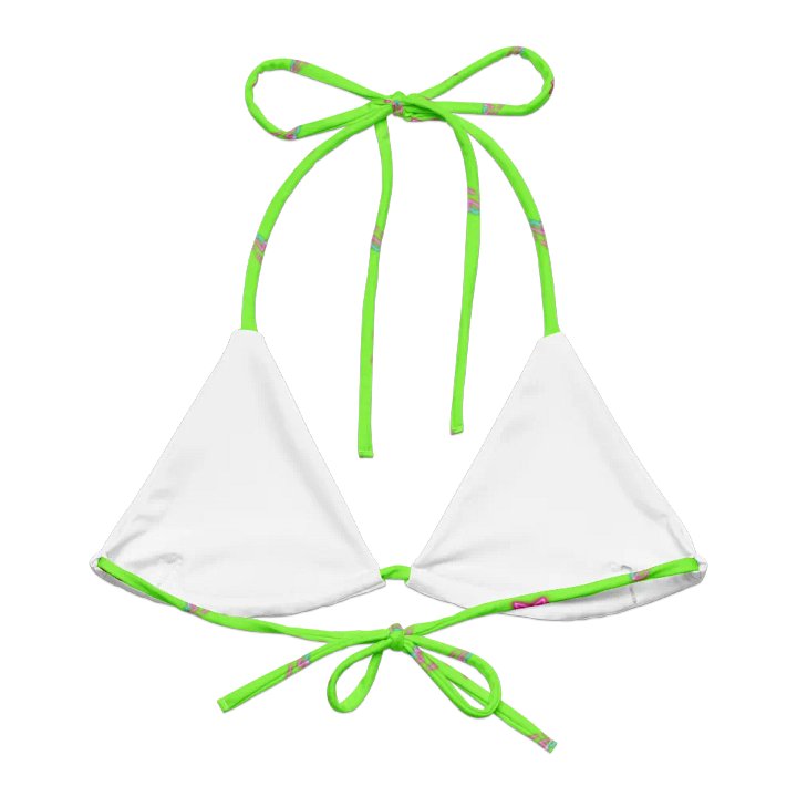 Neon Vibes Bikini Top product image (2)