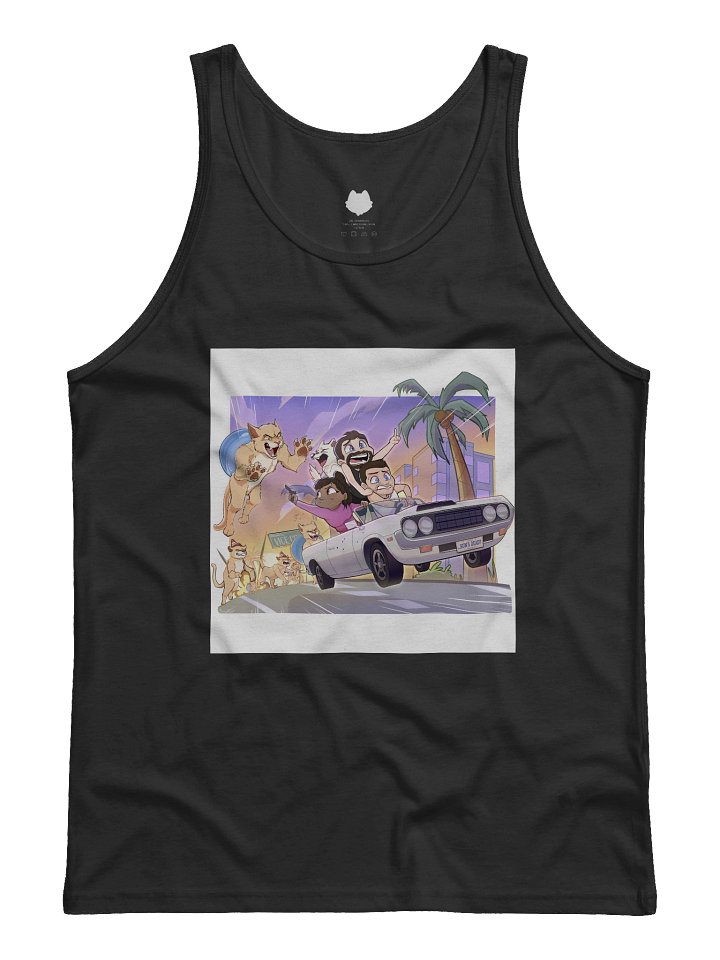 Cat-astrophic Fur-ocius Purrsuit Tank Top product image (2)