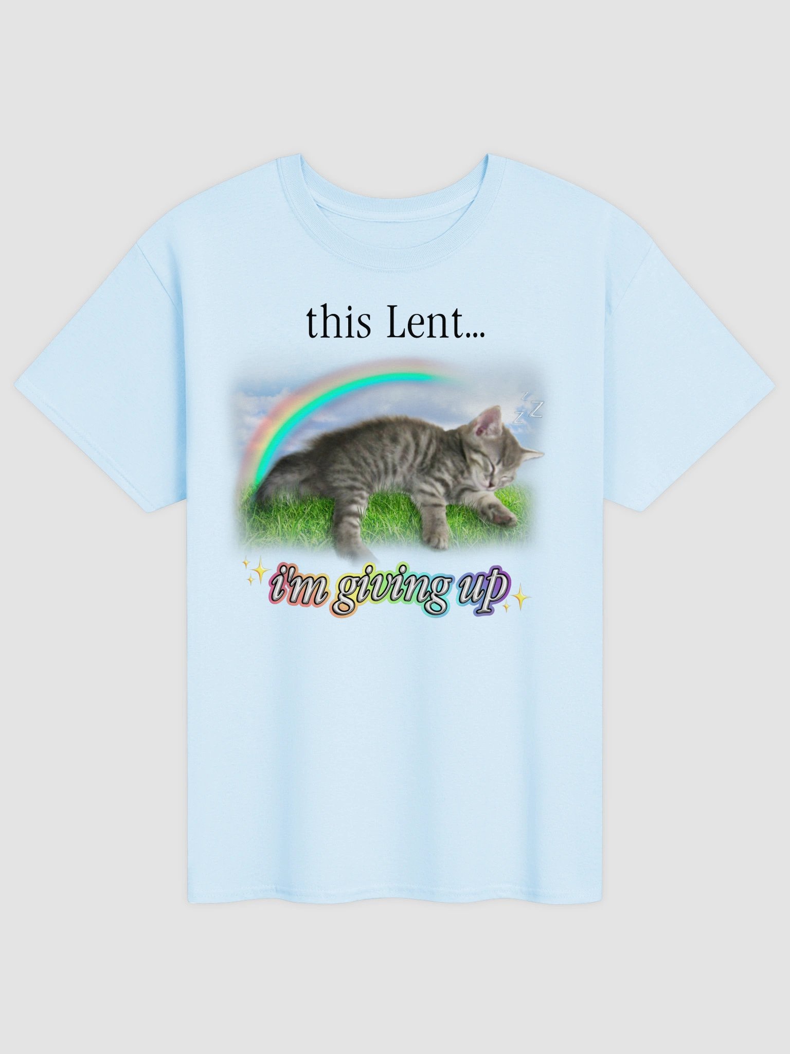 This Lent I'm Giving Up Cat T-shirt product image (32)