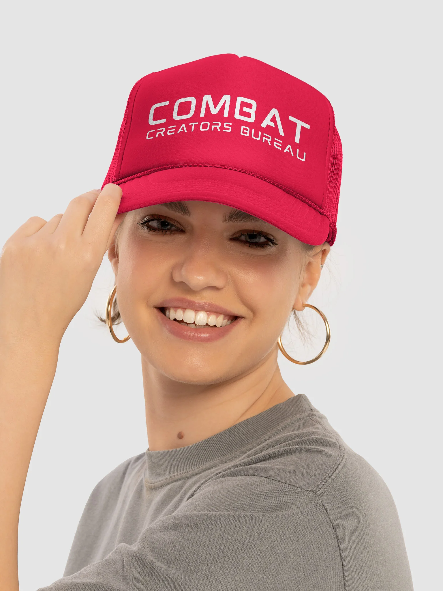 Combat Creators Bureau Foam Trucker Hat product image (5)