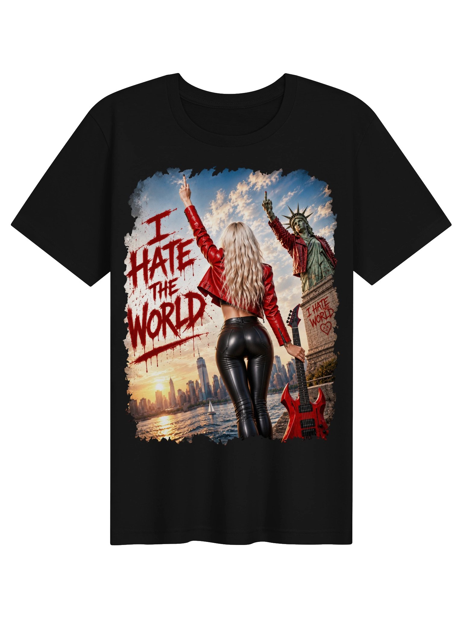 Aurora Luna Winterstar - I Hate The World - T-SHIRT product image (3)
