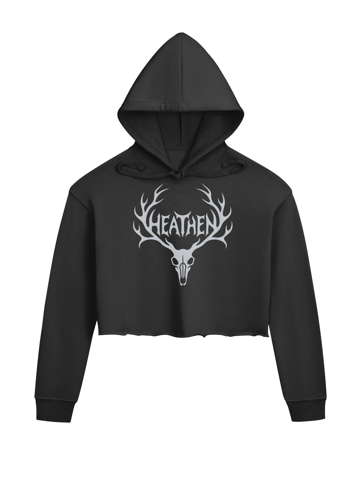 Eikþyrnir Crop Hoodie product image (1)