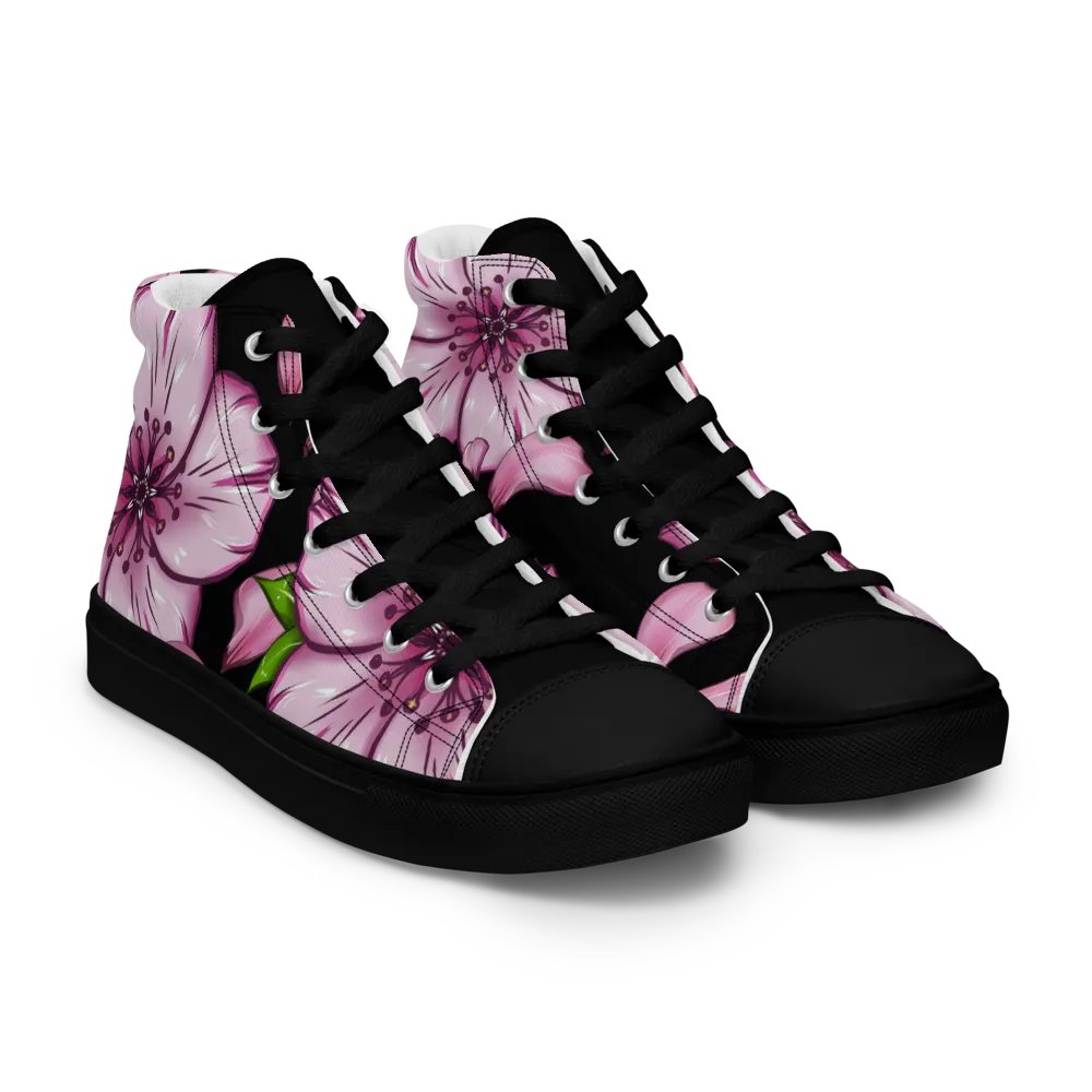 Blossomz & Petalz - Women's High Tops Canvas Shoes product image (12)