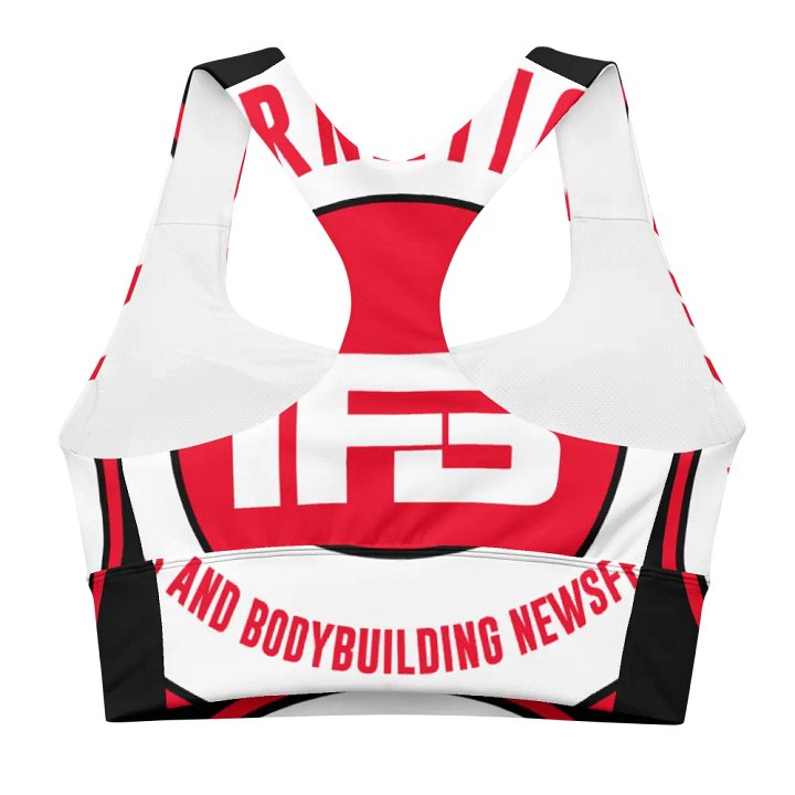 IFBNewsfeed.Org's All-Over Print Recycled Longline Sports Bra product image (2)