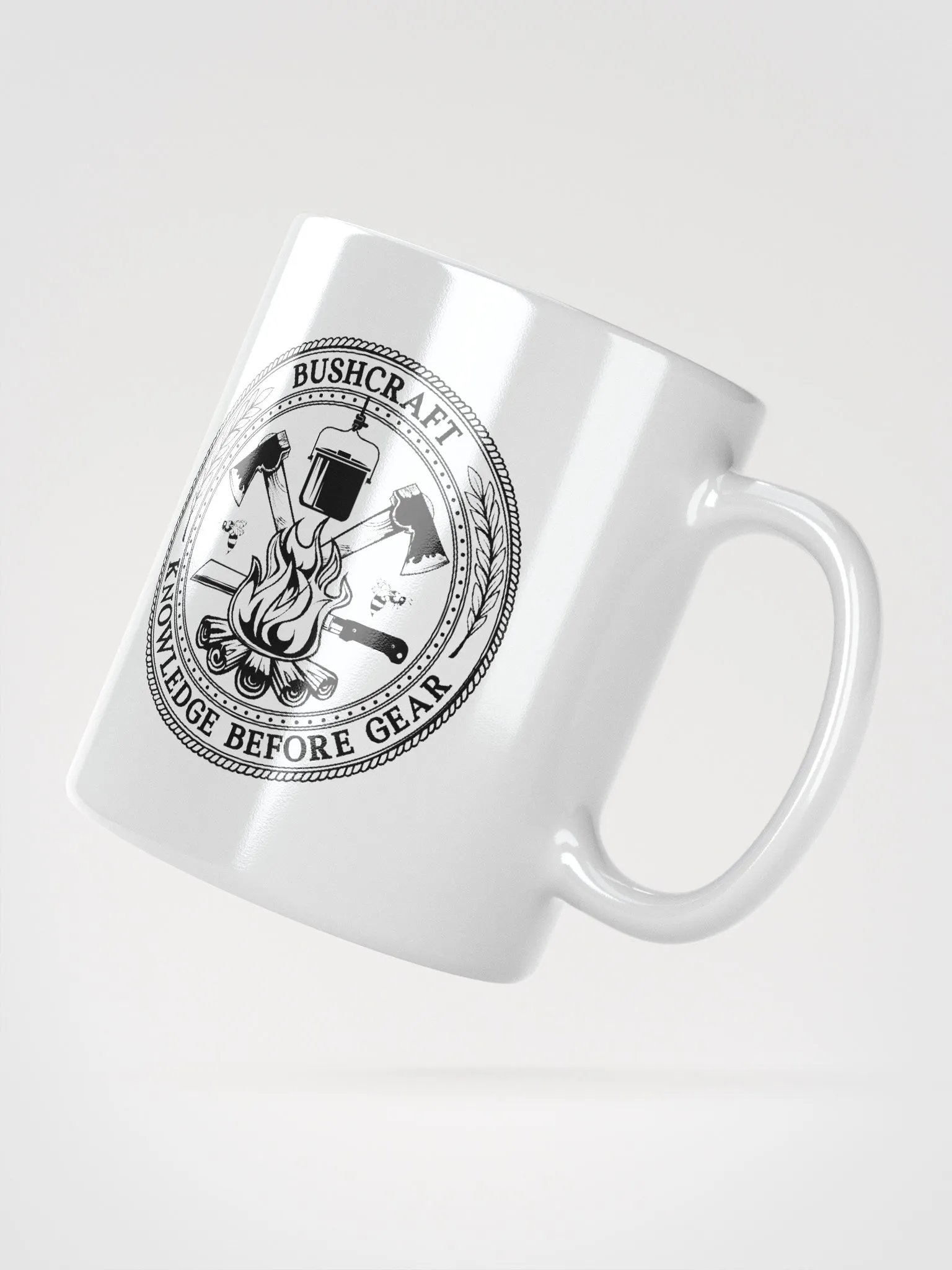 Bushcraft Coffee Mug (White) product image (2)