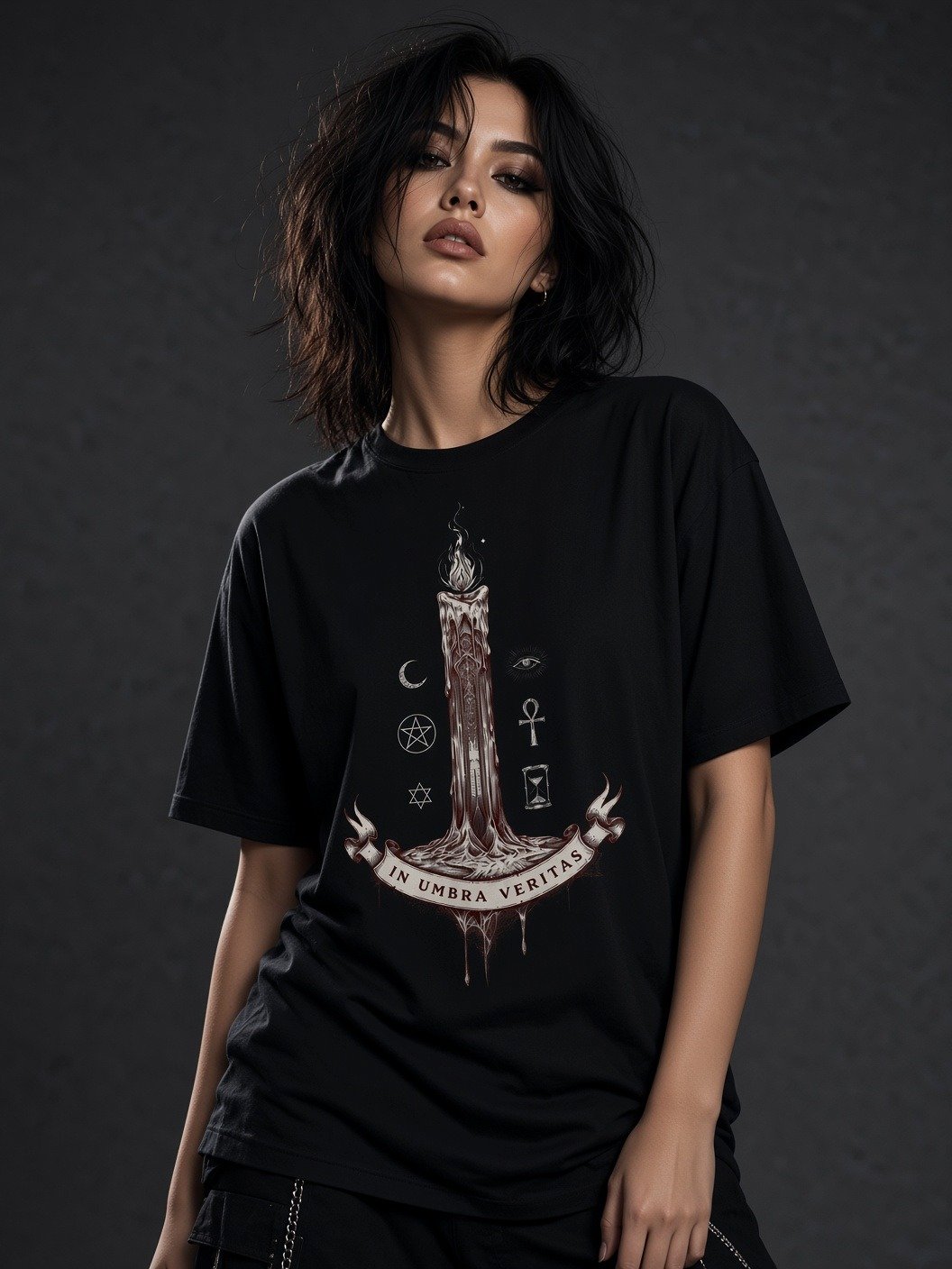 In Umbra Veritas // The Ritual Candle Heavyweight Tee product image (1)