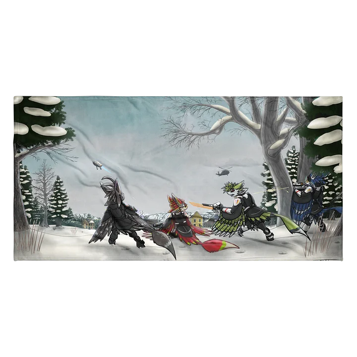 Avali: Final Battle | Earth Invasion Beach Towel product image (2)
