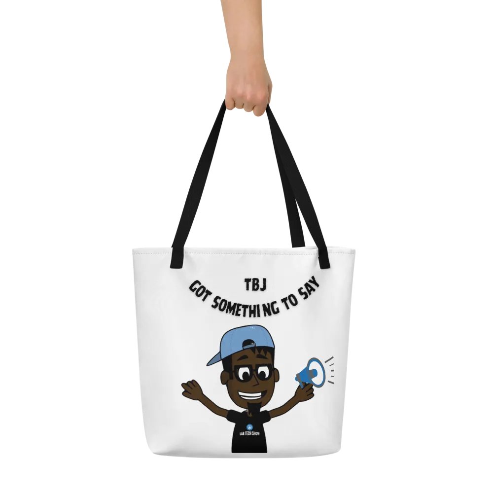 TBJ Large Tote Bag w/ Pocket product image (10)