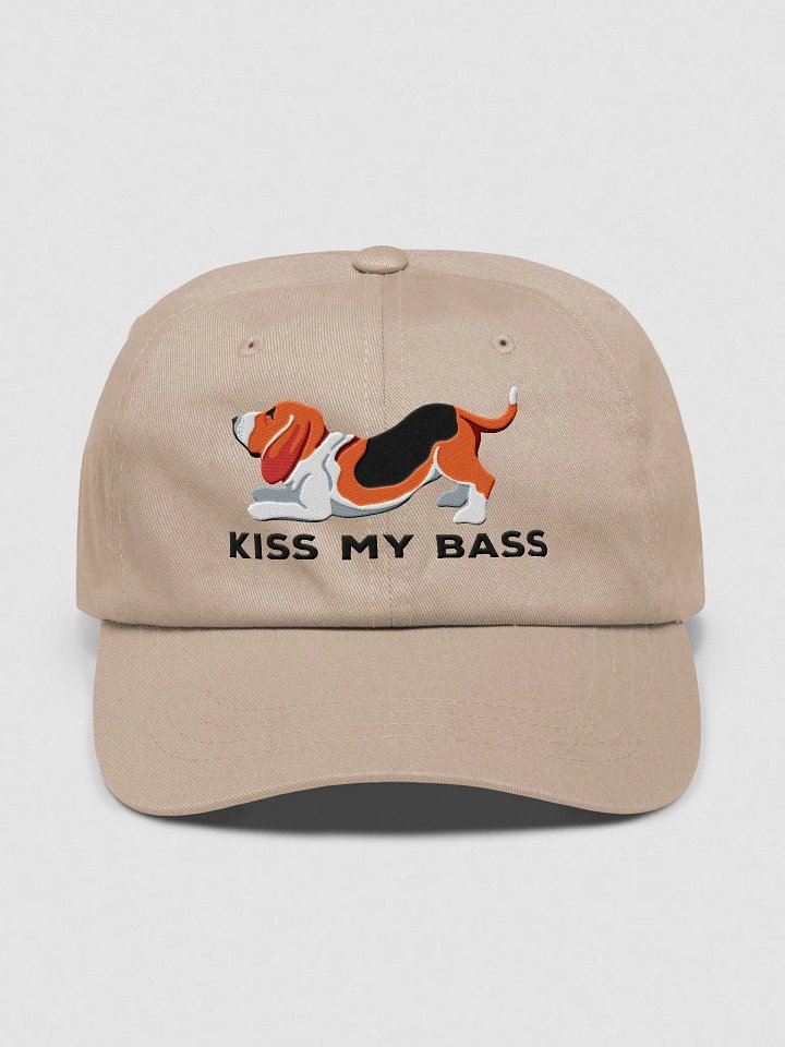 Kiss My Bass Classic Dad Hat(Embroidered) of a Basset Hound product image (41)