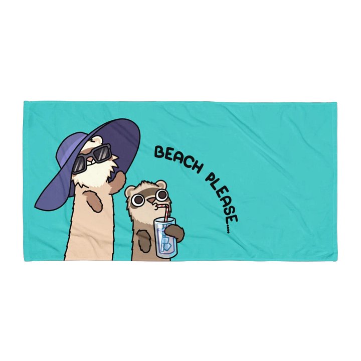 Beach Please - Ferret Towel product image (1)