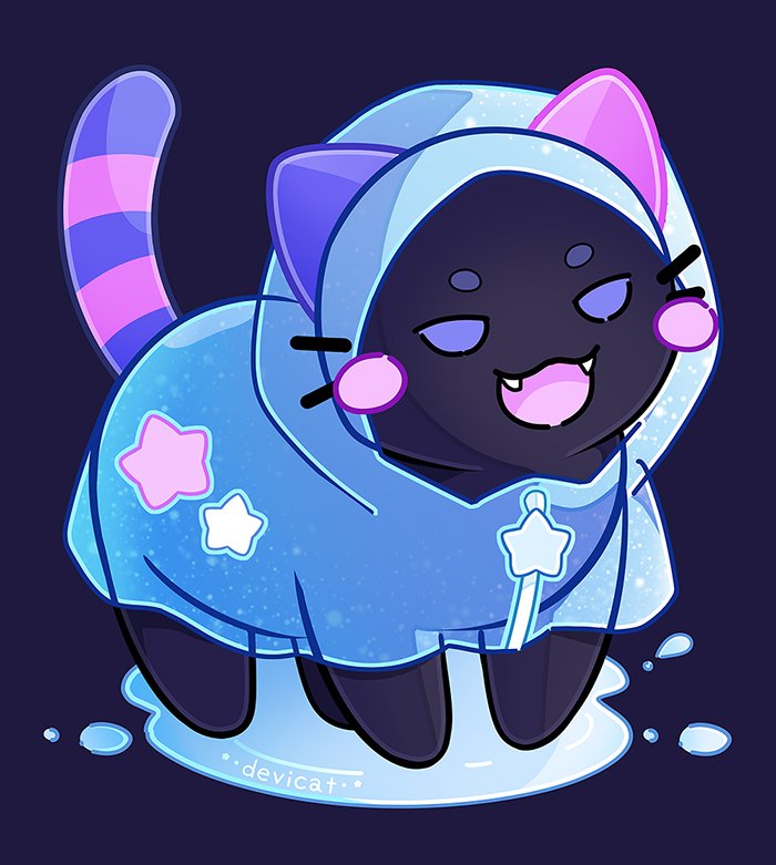 CandiCat Void Cat The Raincoat of Stars 2026 Wallpaper product image (1)
