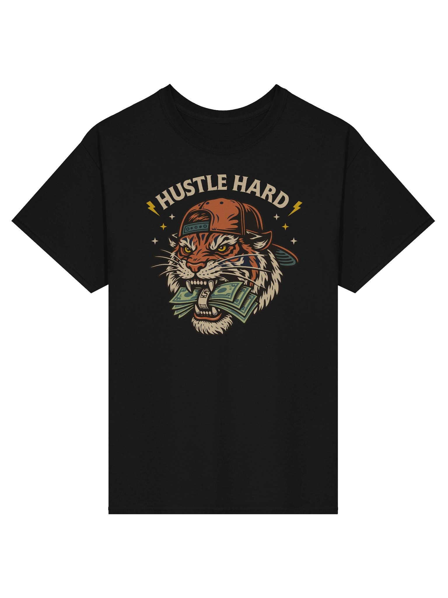 Hustle Hard Tiger T-Shirt product image (6)