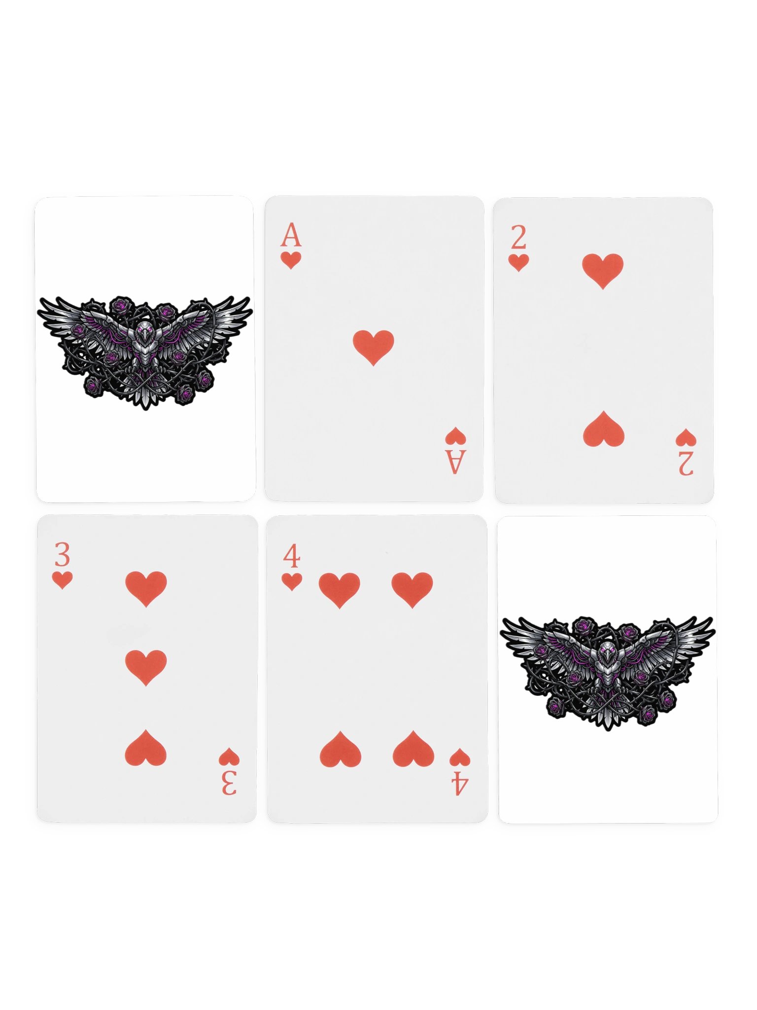 Mechanical Raven Rose Poker Deck product image (4)