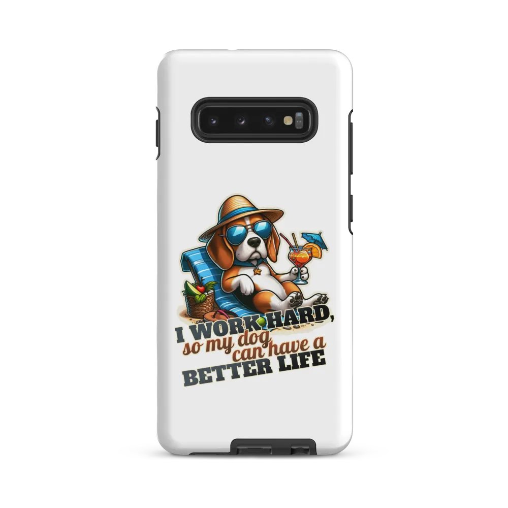 Work Hard - Beagle Beach - Tough Case for Samsung® product image (47)