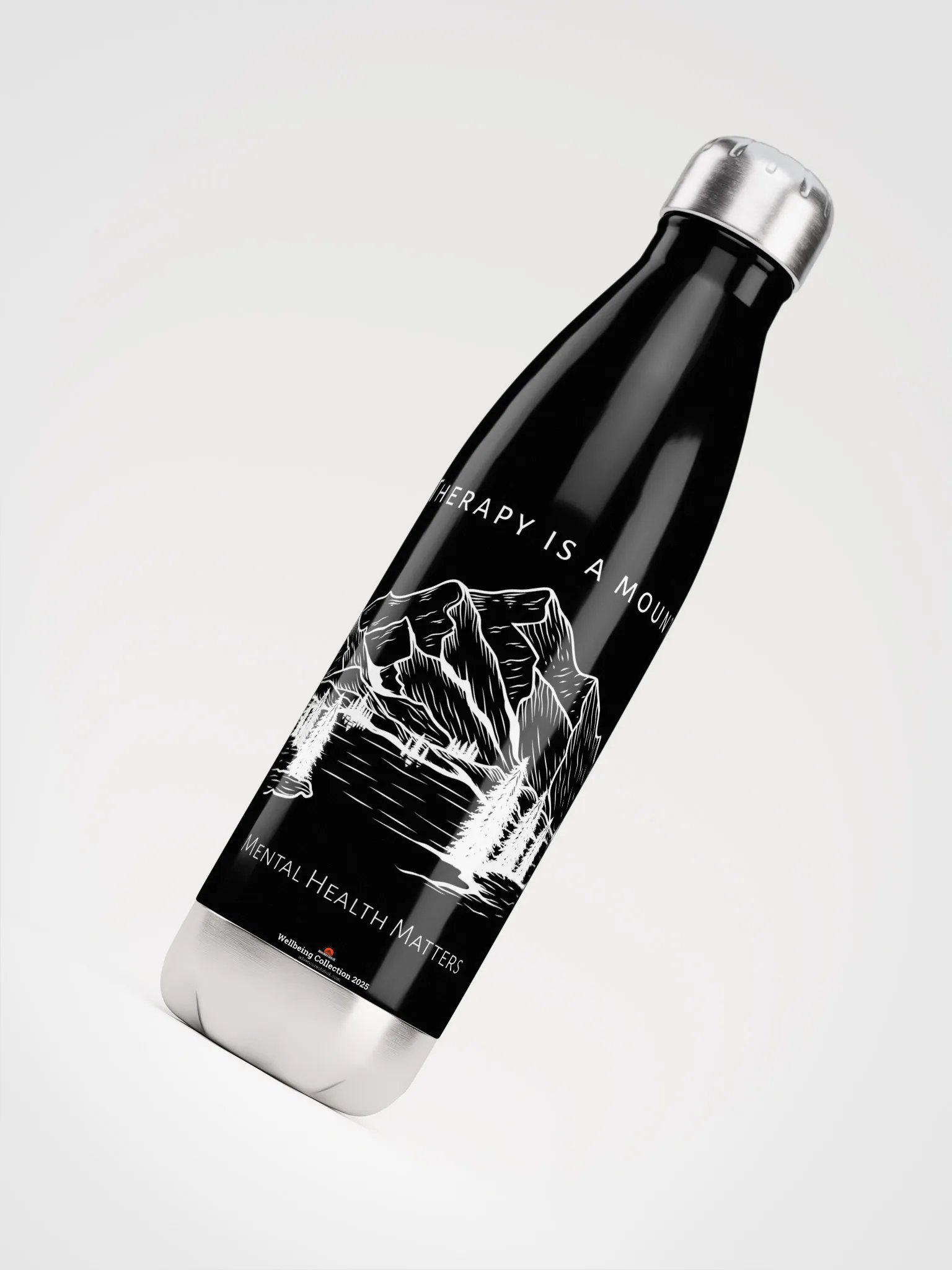 My Therapy is a mountain - Water Bottle product image (4)