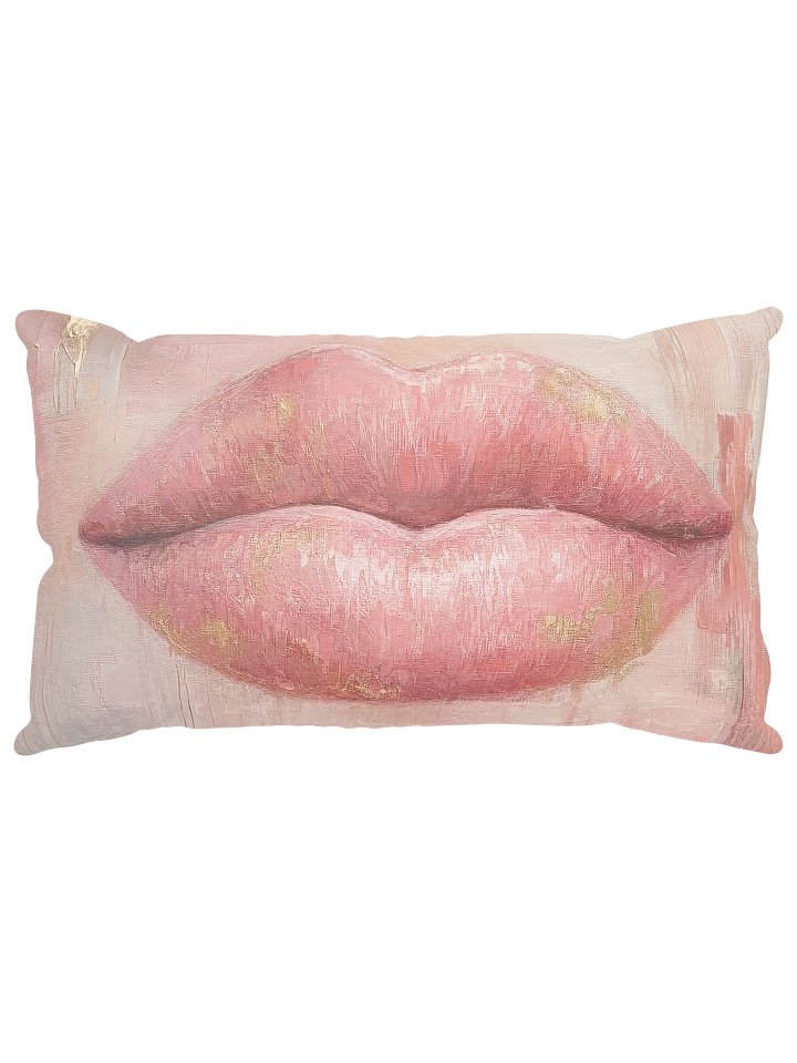 Pink Lips No.2 — Decor Pillow by AdrenRush product image (1)